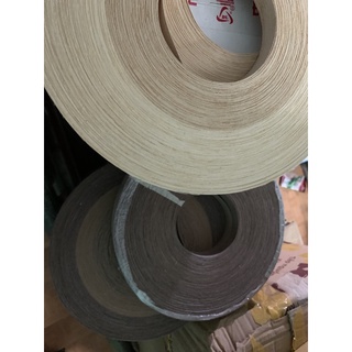 nẹp chỉ gỗ, chỉ dán cạnh veneer walnut lạng gỗ.