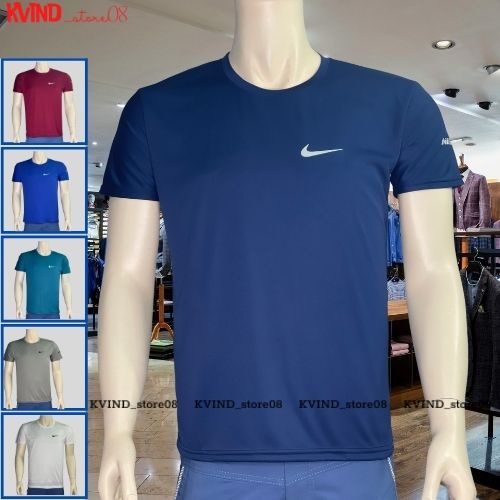 Áo thun lạnh nam thể thao cổ tròn cộc tay co giãn thông hơi thoáng mát - KVIND_Store08
