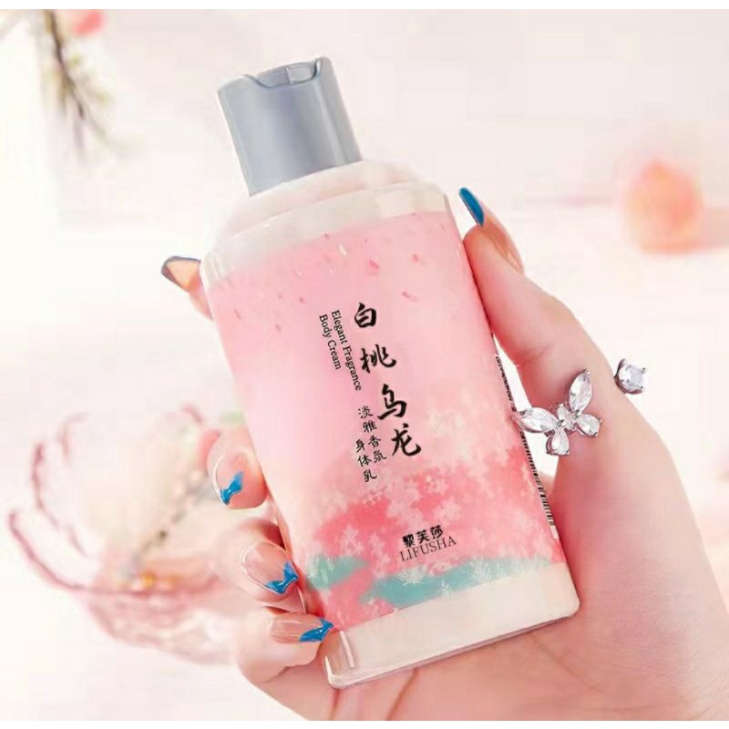 Sửa Tắm Trắng Đào Ô Long+Dưỡng Thể Heyxi Hỗ Trợ Làm Sáng Da Căng Mịn Da Nội Địa Trung 245ml