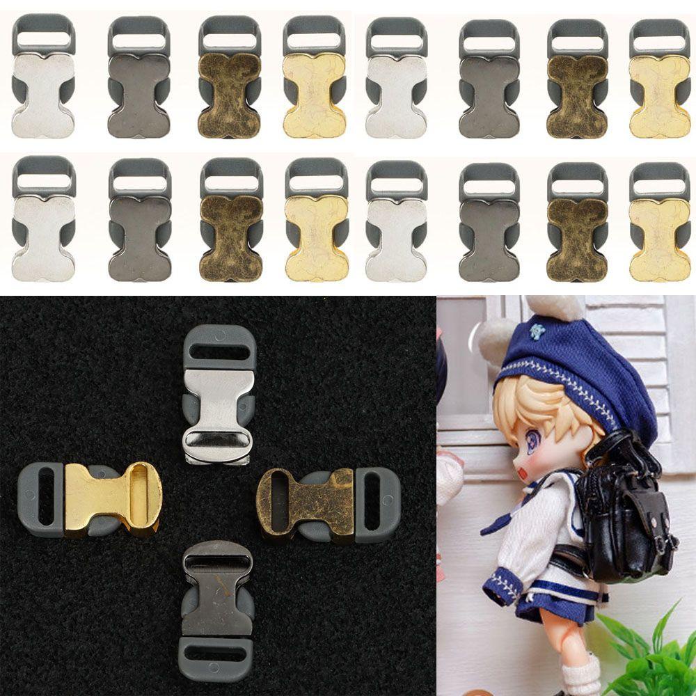 Set 1 / 2 / 4 Nút Kim Loại Mini Tự Làm Trang Sức Tiện Lợi