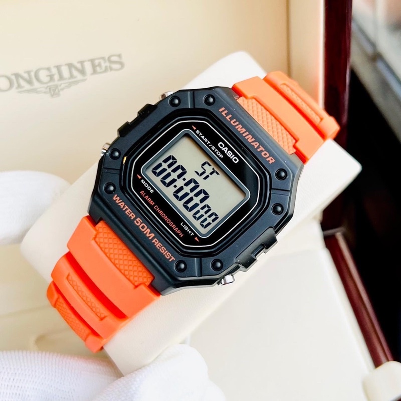 ĐỒNG HỒ CASIO CHO NAM & NỮ W-218H CHINH HÃNG