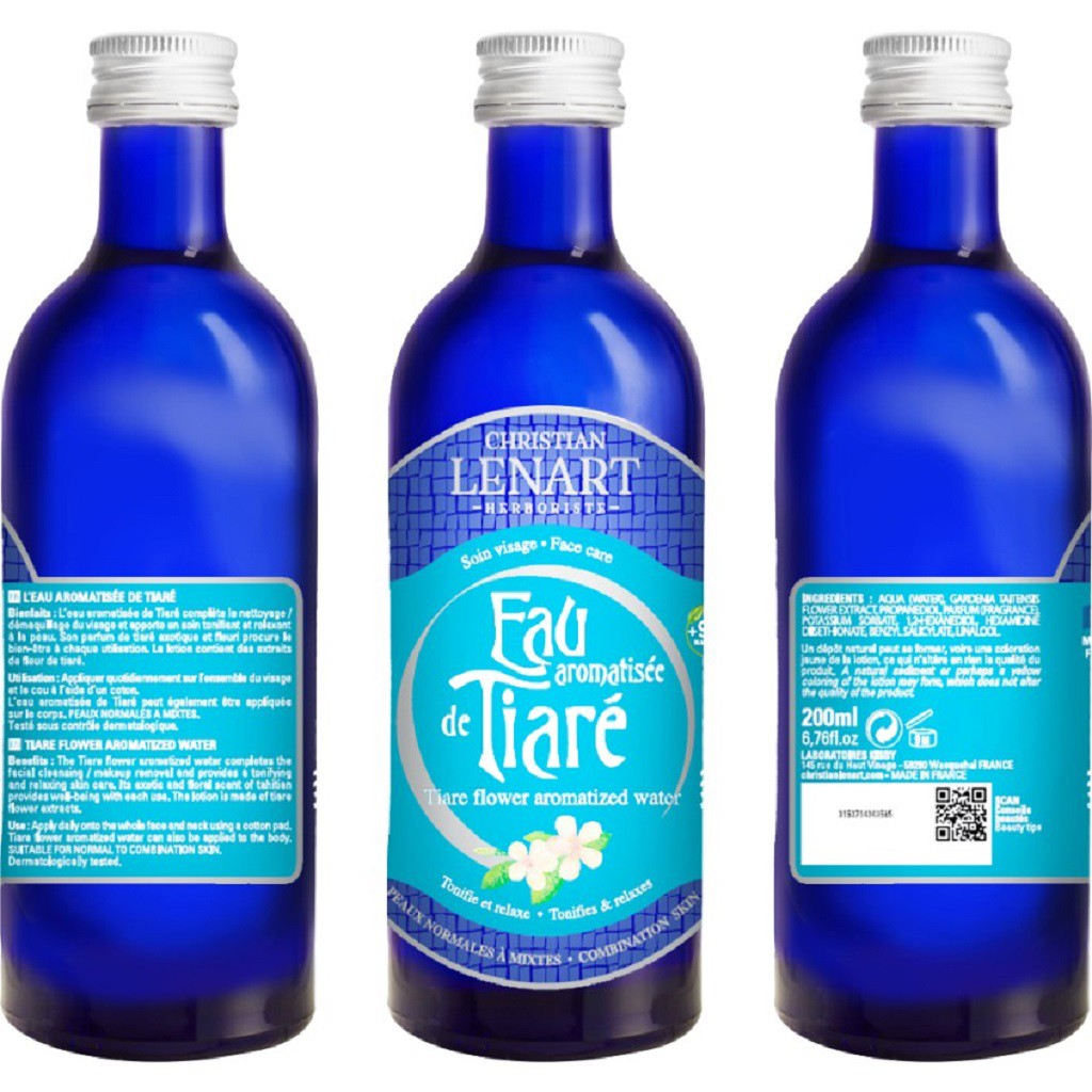 Toner Hoa Tiare Christian Lenart 200ml và 100ml