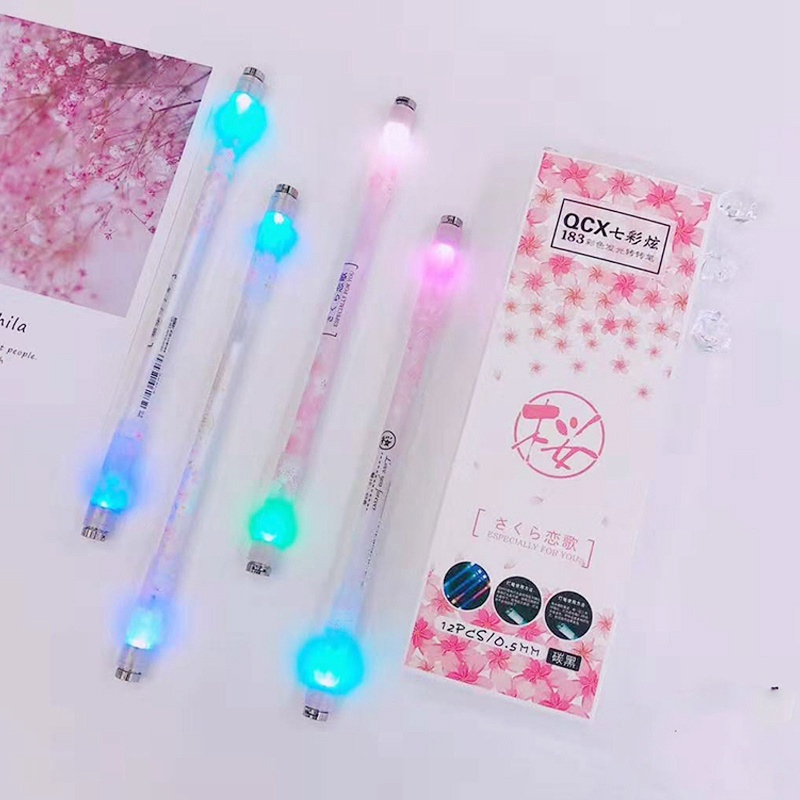 Bút Xoay Mực Đen Ngòi 0.5mm Thiết Kế Độc Đáo Cho Học Sinh