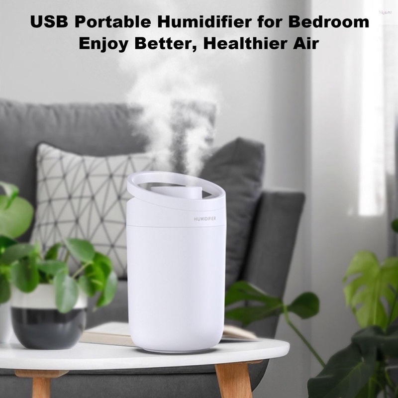 Máy Phun Sương Tạo Độ Ẩm Không Khí 3l Cỡ Lớn Kèm Hai Vòi Phun Tiện Dụng Cho Văn Phòng / Xe Hơi