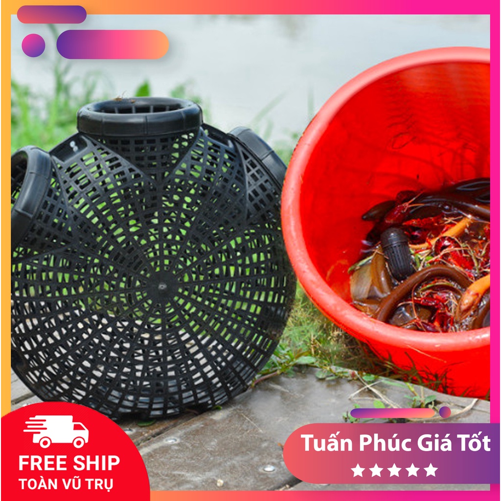 RỌ BẮT LƯƠN CÁ 3 CỬA - LỒNG BẪY BẮT LƯƠN, TÔM CÁ 3 CỬA KHÔNG LỖI THOÁT