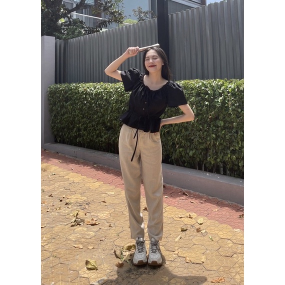 Áo kiểu rút dây