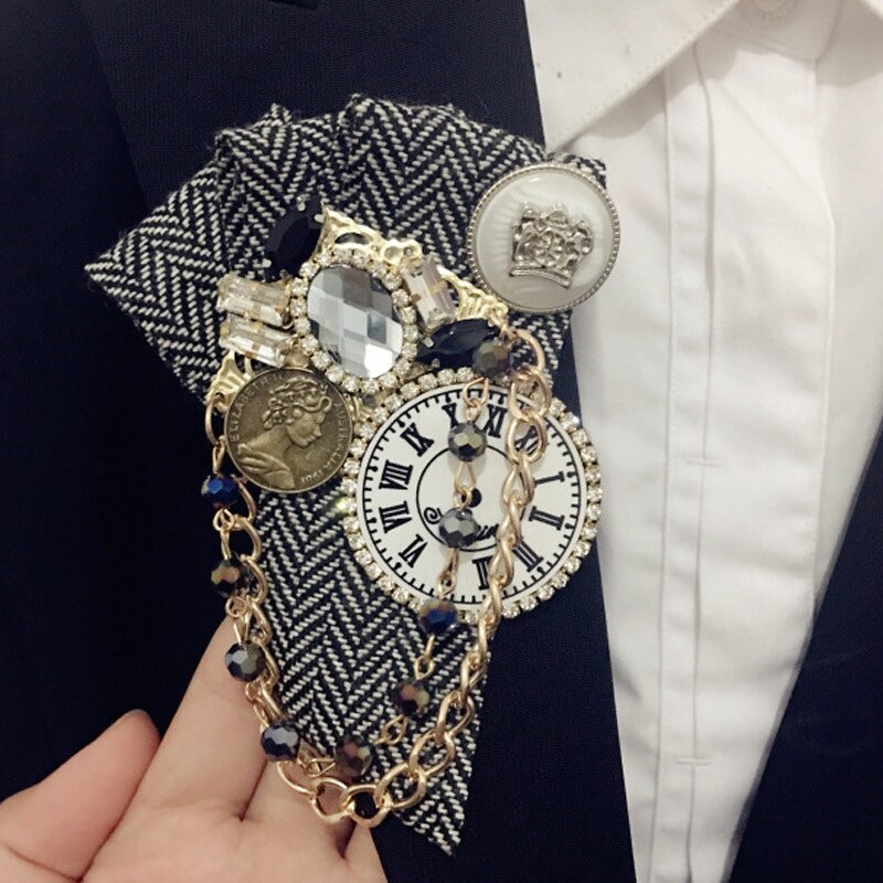 Ghim cài áo hình bông hoa sang trọng dành cho nữ