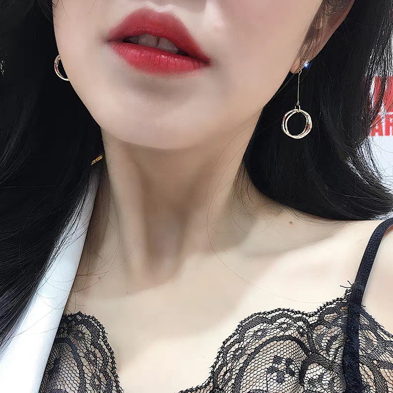 Hoa tai Hàn Quốc cá tính, hoang dã - Khuyên tai tròn BT63