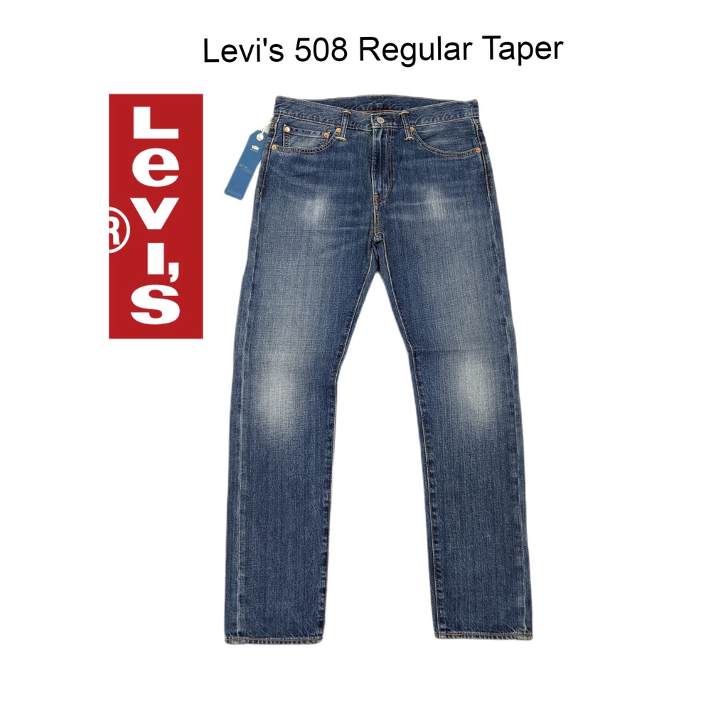 Quần jeans nam Levi's 508 Regular Taper Fit W31L32 Hàng Hiệu