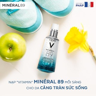 Dưỡng Chất Giàu Khoáng Chất Mineral 89 Giúp Da Sáng Mịn Và Căng Mượt Vichy Mineral 89 50ml