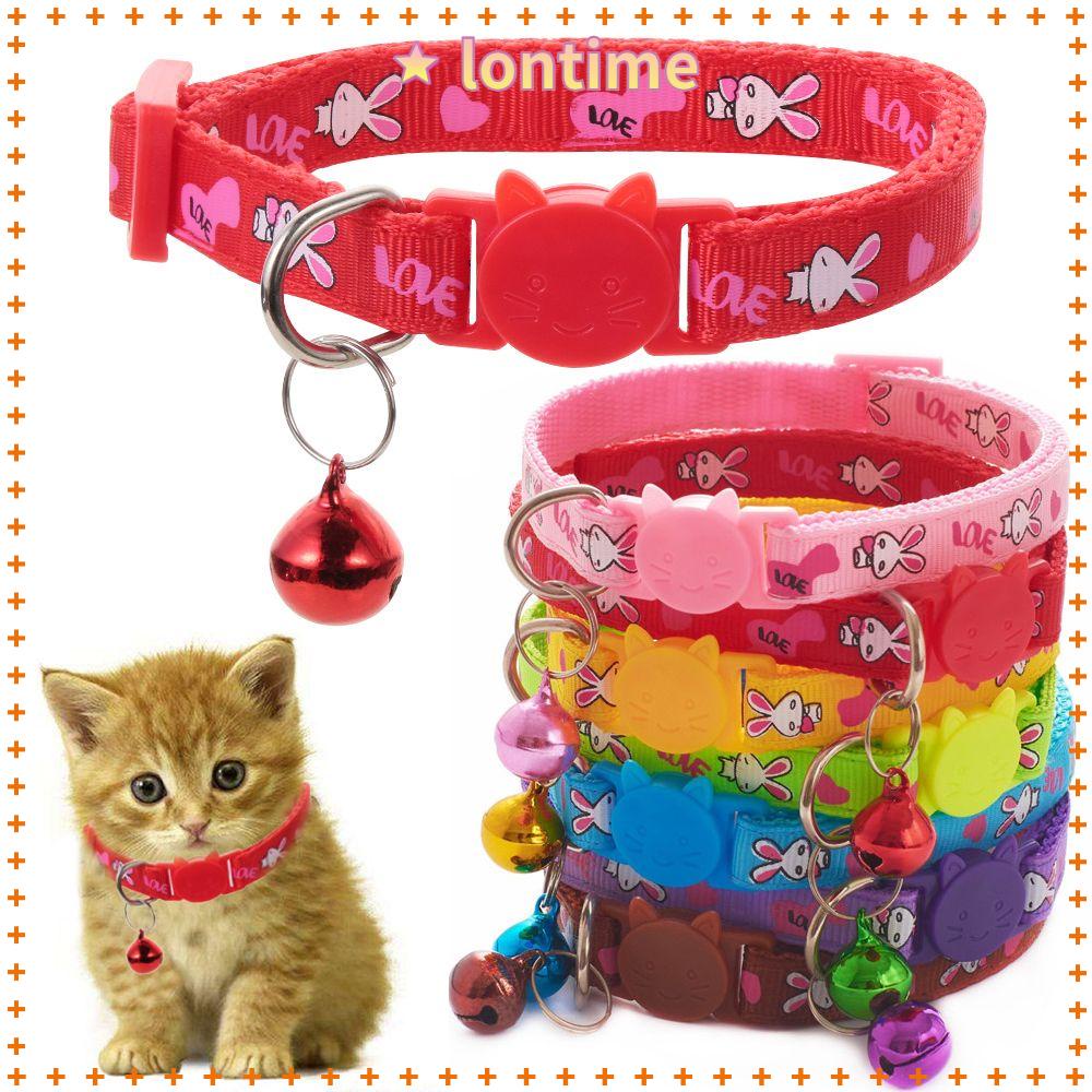 Vòng cổ nhiều màu sắc có chuông cho thú cưng