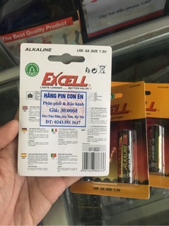 Pin AA Excell 1,5v loại to