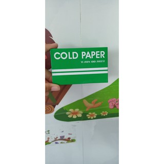 Combo 10 hộp Giấy uốn lạnh loa loại 100 tờ