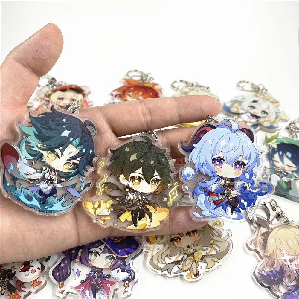 Móc Khóa Hóa Trang Kazuha Kaedehara Bennett Sayu Razor