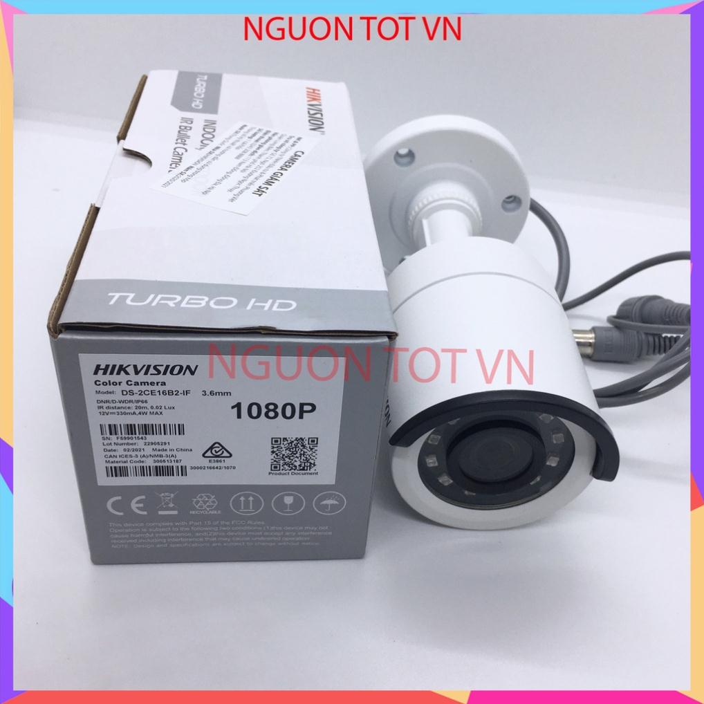 Camera HIKVISION 2MP DS-2CE16B2-IF/IPF,DS-2CE56B2-IF/IPF vỏ sắt, vỏ nhựa hồng ngoại 20m - Bảo Hành 24 Tháng.