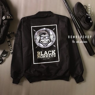 [Ảnh +video thật] Áo khoác Bomber BADASS.MONKEY (hàng design cao cấp) [Miustore]