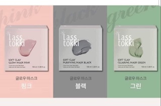 ( CÓ DƯ ) MẶT NẠ ĐẤT SET LASS TOKKI HÀN QUỐC