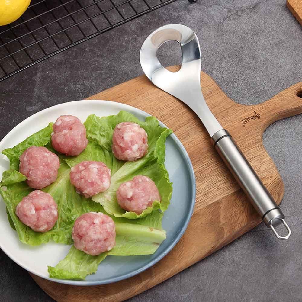 Khuôn Làm Thịt Viên / Cá Viên Bằng Thép Không Gỉ Tiện Dụng Cho Nhà Bếp