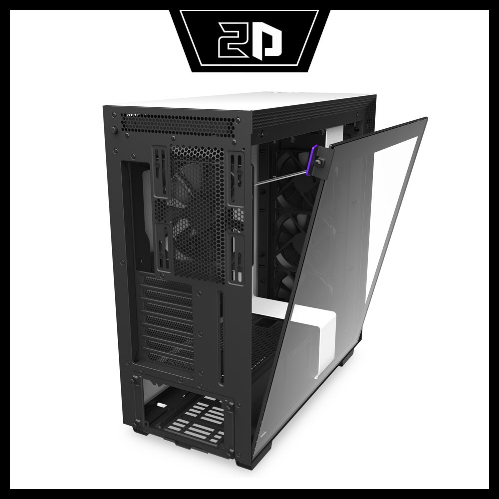 Vỏ Case NZXT H710 MATTE WHITE (Mini-ITX, MicroATX, ATX, EATX)