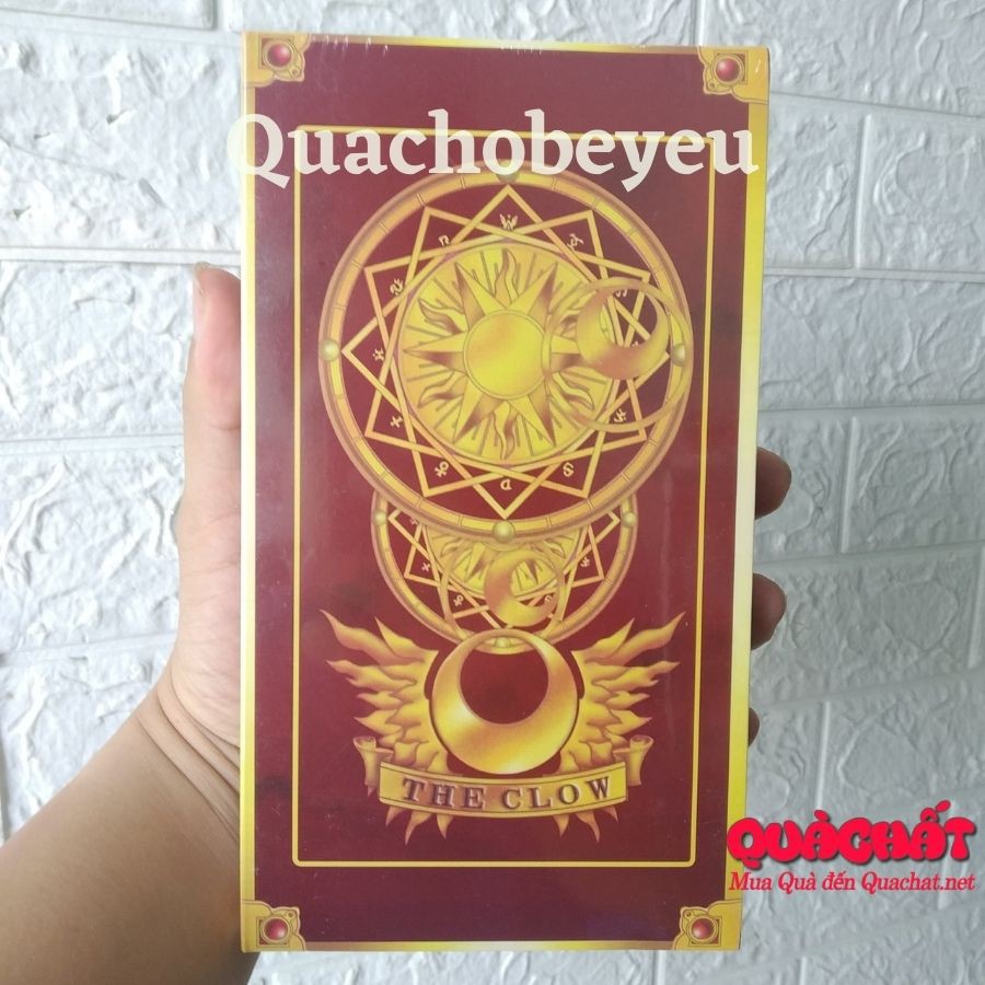Sakura cardcaptor thủ lĩnh thẻ bài clow card hộp lớn 19.5cm * 10.5cm