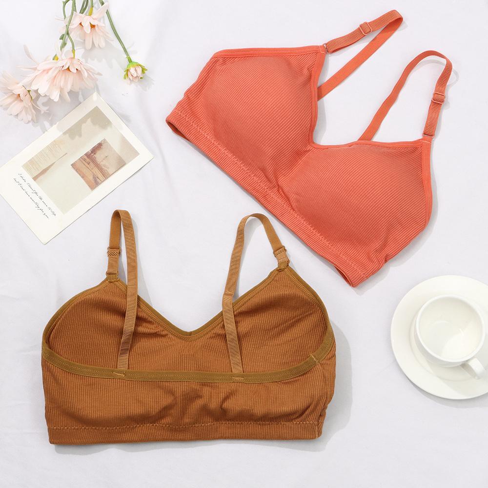 Osier1 Áo Ngực Không Đường May Cỡ Lớn Thoáng Khí Có Dây Điều Chỉnh Cho Nữ Mặc Ngủ