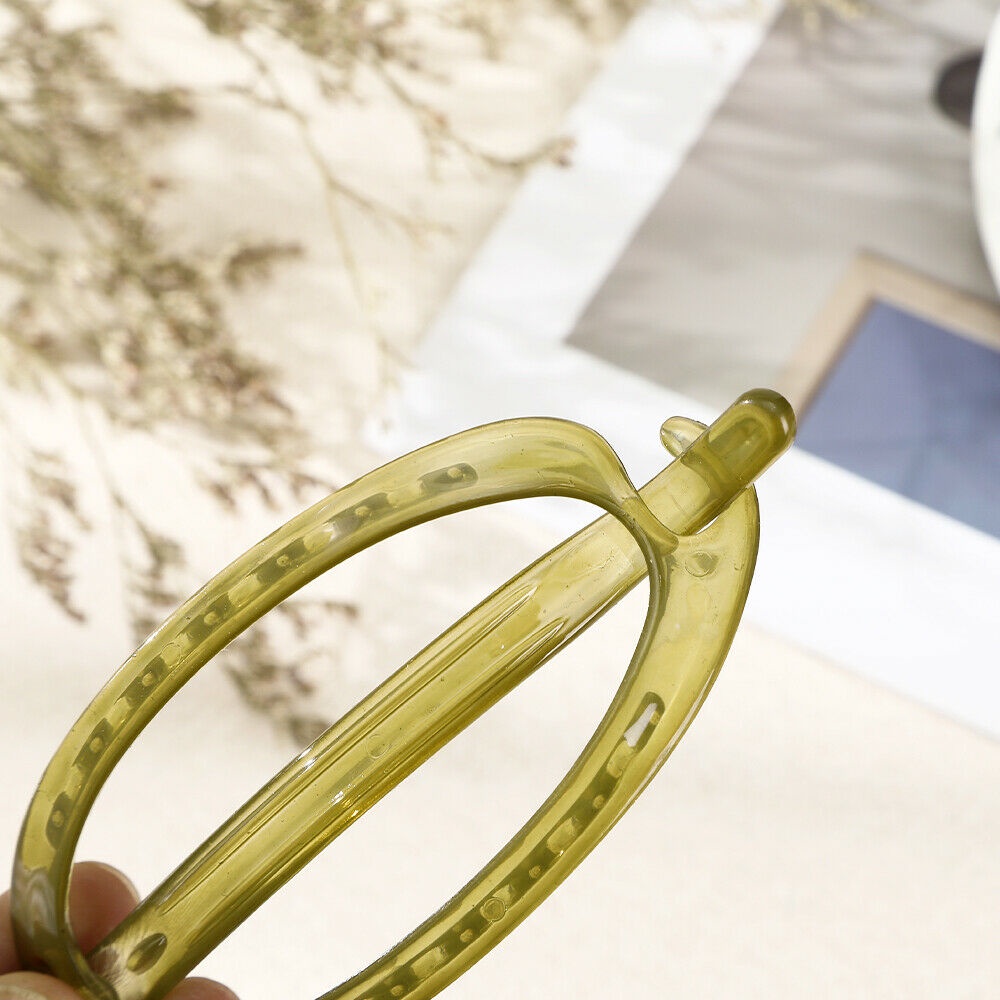 Kẹp tóc Haimeikang 12cm hình oval thời trang cho nữ