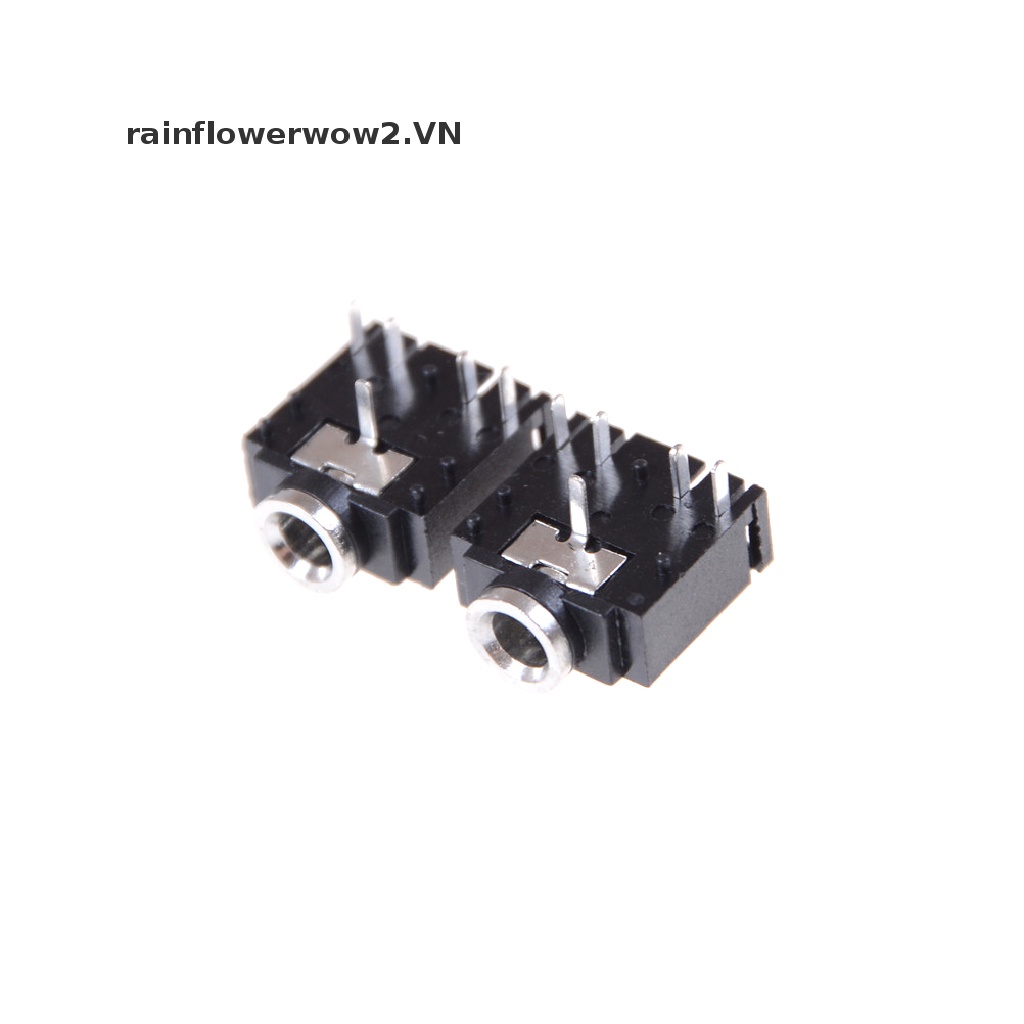 Bộ 10 Đầu Cắm Tai Nghe 3.5mm 5 Chấu PCB Chuyên Dụng