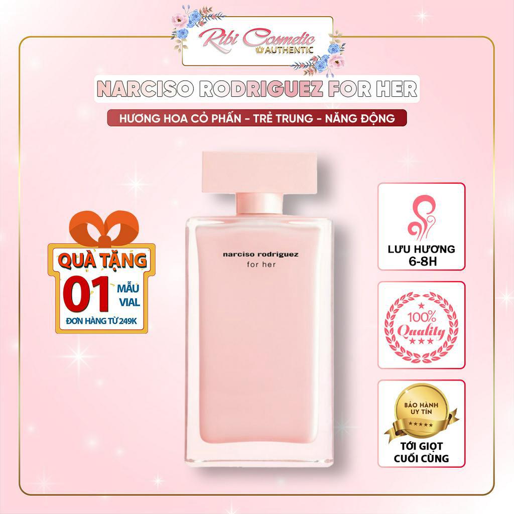 Nước Hoa Nữ Hương Phấn Narciso Rodriguez For Her Edp - Nar Hồng Nhạt Cao