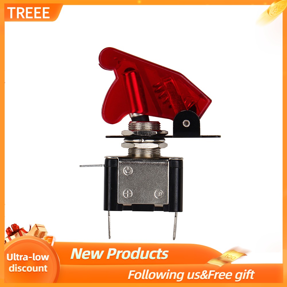 ☆Ready Stock☆Công Tắc Đòn Bẩy An Toàn Treee 12v 20a Cho Xe Hơi