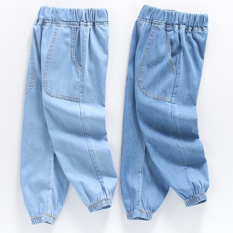 Quần Jeans Ống Rộng Thời Trang Cho Bé Trai