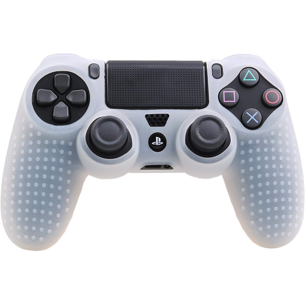 Vỏ bọc silicon Gel họa tiết chấm bi cho bộ điều khiển Sony PS4 Dualshock 4