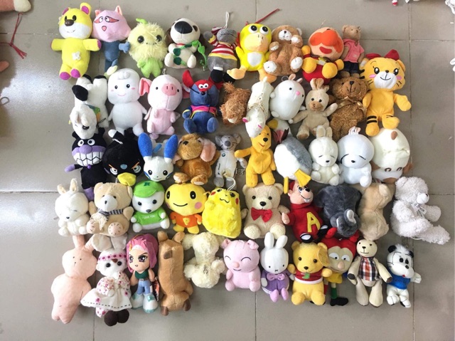 Combo gấu bông stitch và 50 gấu bông size 15cm