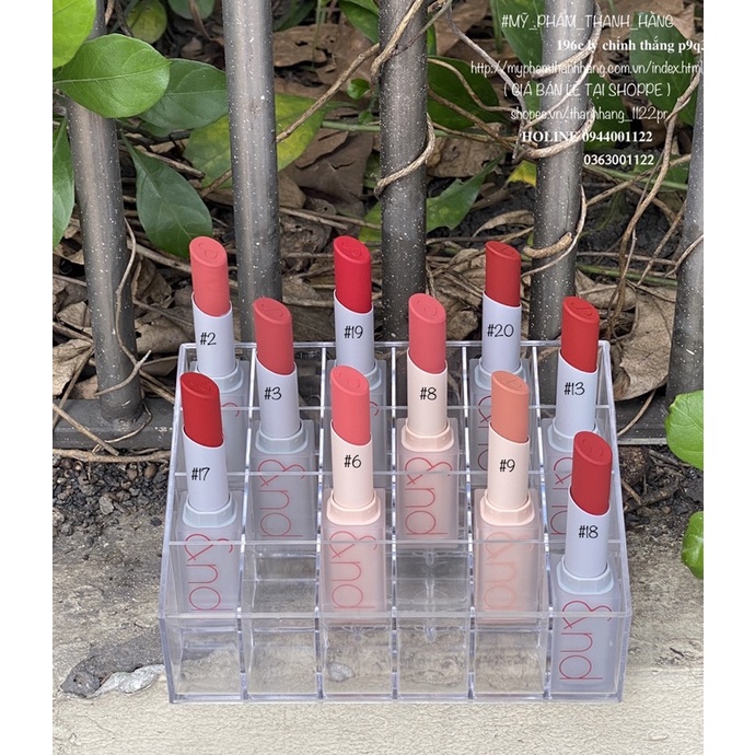 son thỏi Romand zero matte