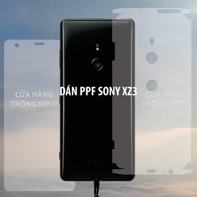 Dán PPF màn hình mặt lưng mặt trước mặt sau full kín viền Sony XZ 3 XZ3