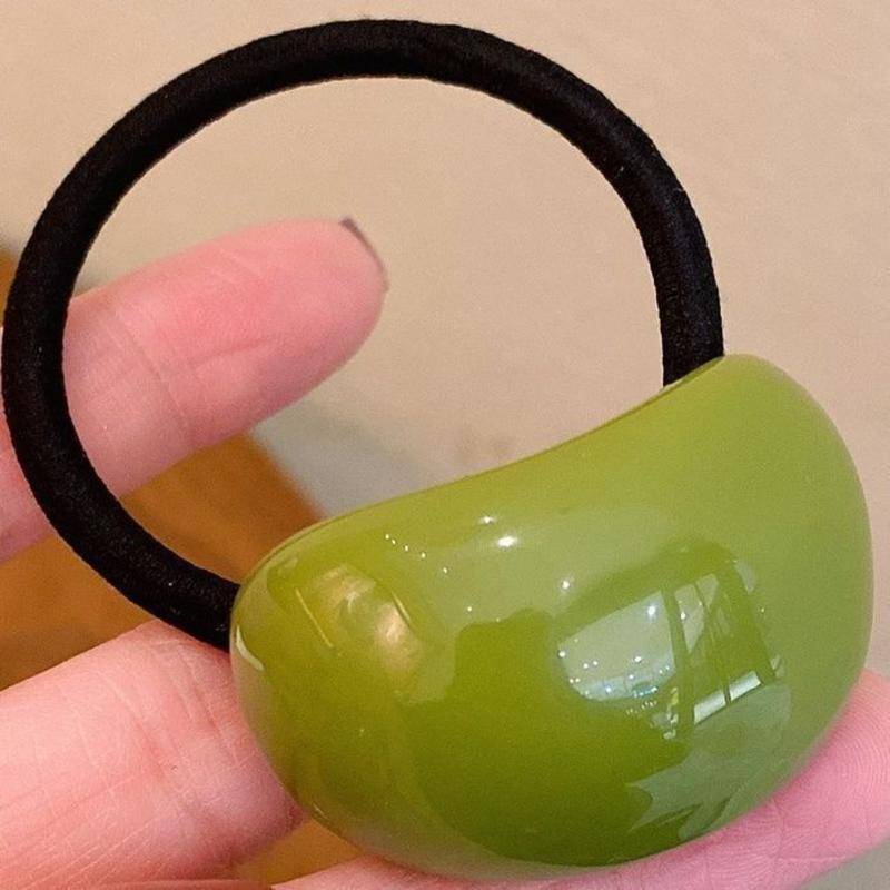 Dây Buộc Tóc Cao Su Màu Sắc Ngọt Ngào Phong Cách Hàn Quốc Cho Nữ