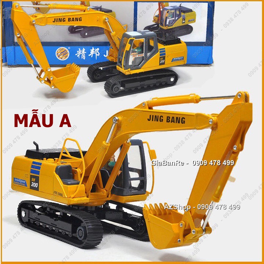Mô Hình Xe Múc Đào Bánh Xích Tỉ Lệ 1:50 - 9969