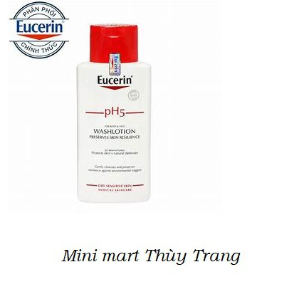 Sữa tắm dành cho da nhạy cảm Eucerin pH5 washlotion 200ml