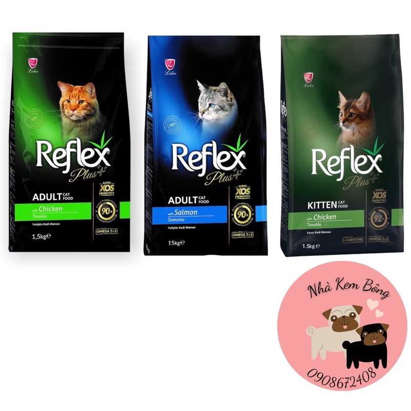 Hạt Reflex Plus cho Mèo 1.5kg Thổ Nhĩ Kỳ