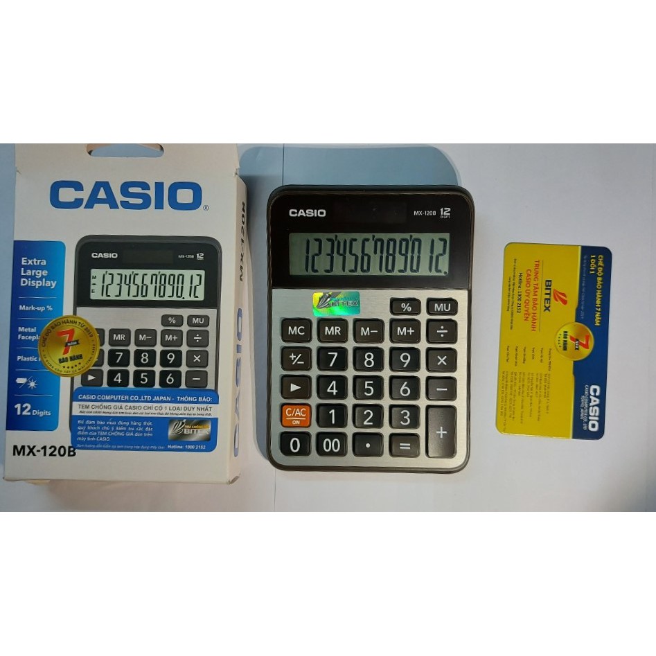 CHÍNH HÃNG- Máy tính CASIO MX-120B