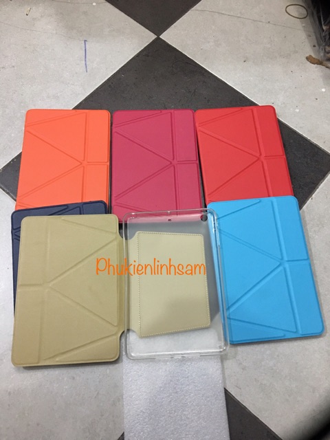 Bao da gập tam giác IPad mini 1/2/3 lưng dẻo silicon bảo vệ máy siêu tốt ( Nhiều màu ) | BigBuy360 - bigbuy360.vn
