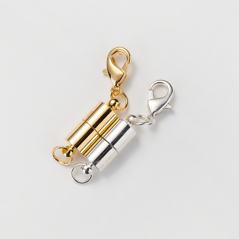 Set 5 / 6 Móc Nối Dài Vòng cổ / Vòng Tay Màu Vàng / Bạc Có Khóa Nam Châm Diy Mới