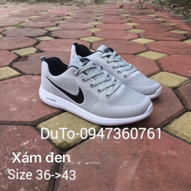 ] Giày zoom siêu nhẹ full size 36-&gt;44