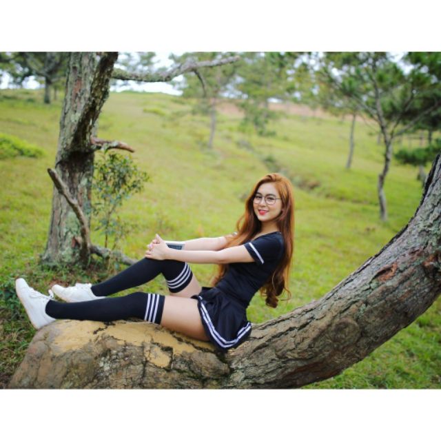 đồ hóa trang học sinh nữ sinh cổ vũ cổ động gợi cảm