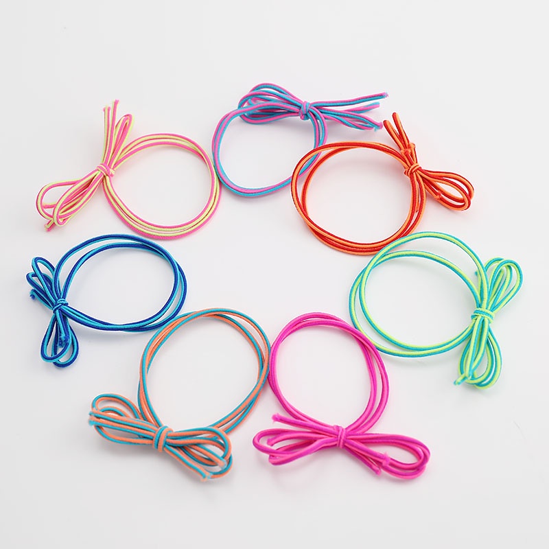 Cột tóc dây đôi nơ đơn giản chắc chắn giá rẻ COT11