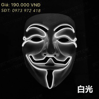 Mặt nạ hacker anonymous (Đèn đặc biệt hot năm 2020)
