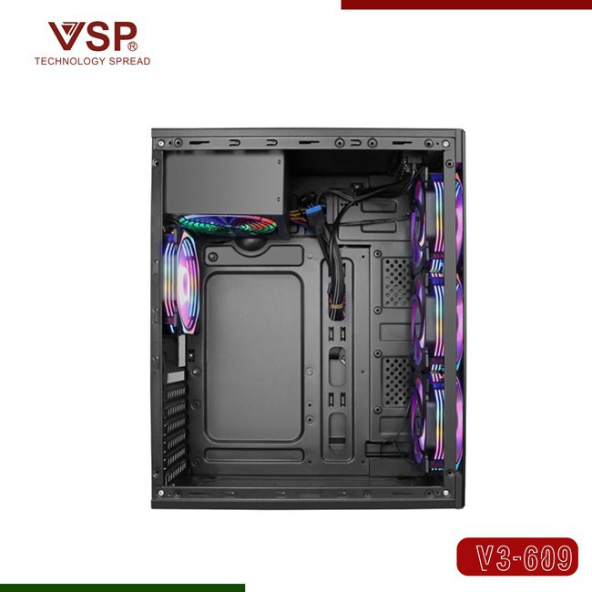 Vỏ máy tính Case trong suốt lắp led đẹp 95