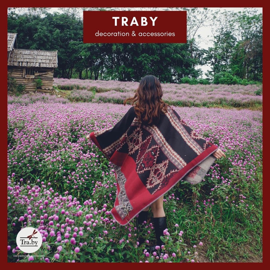 Áo choàng thoi thổ cẩm | BigBuy360 - bigbuy360.vn