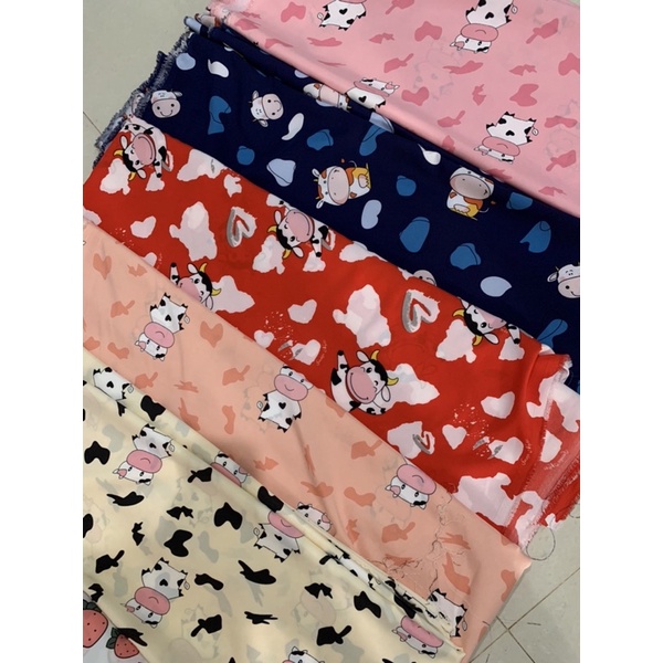 LỤA 100D BÒ SỮA