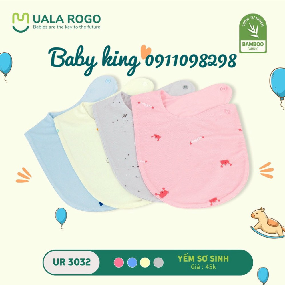 UR 3032. Yếm bamboo mềm mịn mát bé trai bé gái