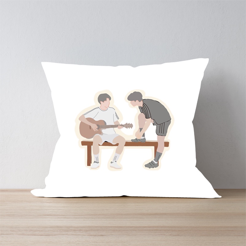 Gối in hình BRIGHTWIN 2gether BL Thái Lan chibi anime xinh xắn tiện lợi chất đẹp